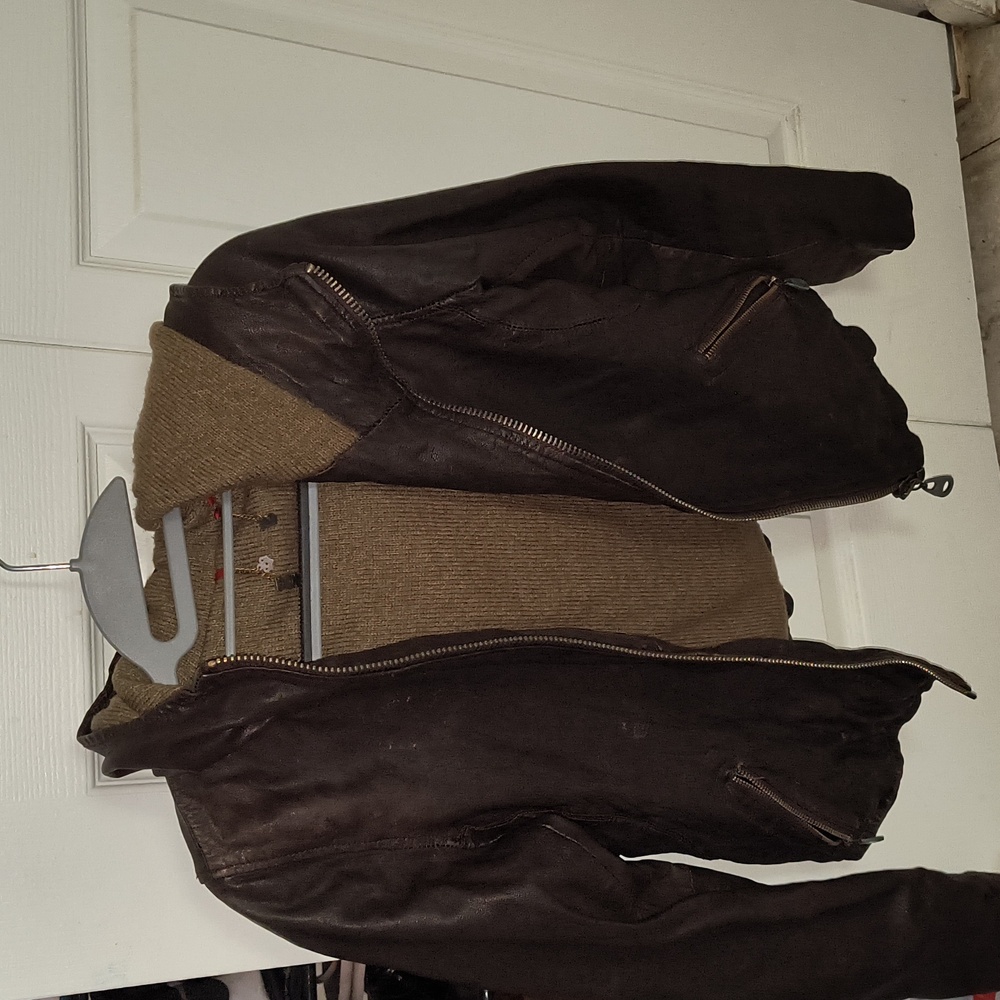 Genuine leather jacket for women